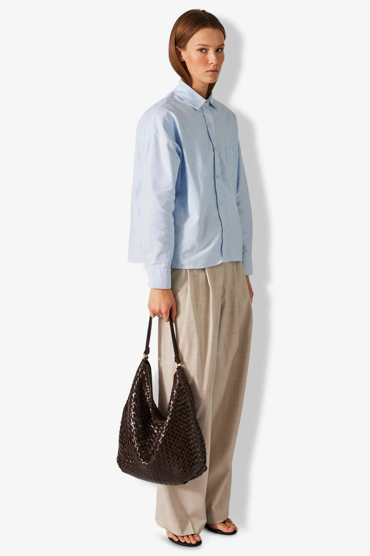 Salerno shoulder bag Mindy Dark brown